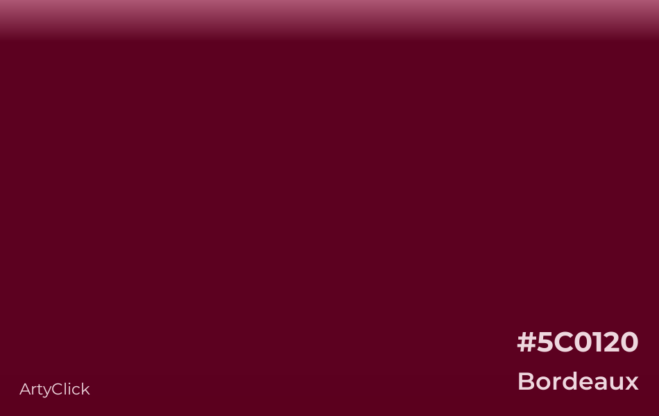 Bordeaux #5C0120
